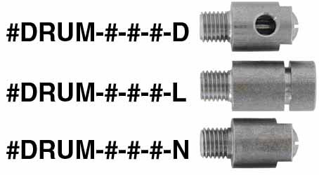 Machined from solid steel and offred with lug for installation, or drilled for a clean-out screw, included. We offer 7/16" drums for use with the Bedford, small Siler, and other small locks, and 1/2" drums for the large Siler, most L&R locks, and others. Drums predrilled for the nipple are are threaded for 1/4-28 nipples, unless specified otherwise. We suggest that you order your drum not drilled for nipple. Use our Drum Drilling Jig to install the nipple. It is very easy to use our jig to drill and tap the nipple, but it is often difficult to index a pre-drilled drum to the exact desired position. Machined from solid steel and offred with lug for installation, or drilled for a clean-out screw, included. We offer 7/16" drums for use with the Bedford, small Siler, and other small locks, and 1/2" drums for the large Siler, most L&R locks, and others. Drums predrilled for the nipple are are threaded for 1/4-28 nipples, unless specified otherwise. We suggest that you order your drum not drilled for nipple. Use our Drum Drilling Jig to install the nipple. It is very easy to use our jig to drill and tap the nipple, but it is often difficult to index a pre-drilled drum to the exact desired position.