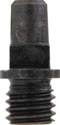 Nipple, 8-1.25mm metric thread, for Davide Pedersoli & Euroarms Italian replica Enfield muskets, Euroarms .451"  AH Volunteer rifle, musket cap, hardened steel, 1/4" square lug

Cone length: 0.475" Thread journal length: 0.275"  Overall length: 0.750" Diameter of base: 0.370" 