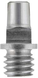 Nipple, 5/16-18 thread, for English mfg. Parker Hale Enfield musket, musket cap, stainless steel, 1/4" square lug

Cone length: 0.475" Thread journal length: 0.275"  Overall length: 0.750" Diameter of base: 0.370" 