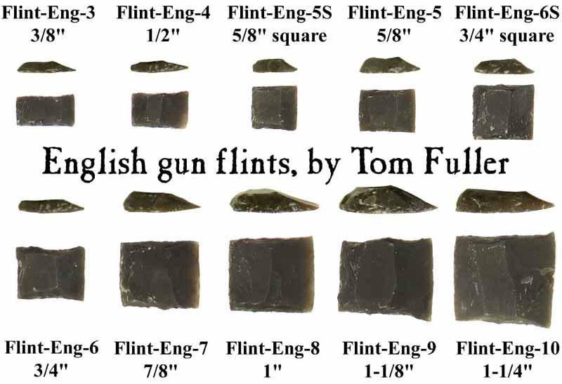 Tom Fuller's English Gun Flints are the best in the world! - Track of ...