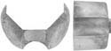 Plains Rifle Forend Cap,
15/16" octagon, wax cast nickel silver