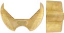 Plains Rifle Forend Cap, 1-1/16" octagon, wax cast brass