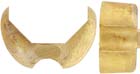 Plains Rifle Forend Cap, 1-1/8" octagon, wax cast brass