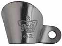 Flint Flash Guard,
two points of contact, British Crown, iron