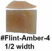 French amber gun flint, 3/8 x 1/2" for tiny antique pocket, muff, box lock pistols. We are temporarily limiting purchase of this item to twelve per order. We will manually edit your order if your order exceeds that amount.
