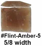 French amber gun flint, 5/8 x 3/4" for small Siler, L&R Bailes, CVA, T/C, Pedersoli. We are temporarily limiting purchase of this item to twelve per order. We will manually edit your order if your order exceeds that amount.
