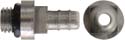 Flush Nipple,
1/4-28 thread,
stainless steel, with 1/4" square shank for nipple wrench,
with tubing, fits Thompson Center