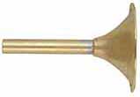 Small Brass Funnel for filling Powder Horns,
with 1/4" diameter tube