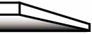 Carbon steel graver, #38 flat engraver