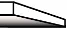 Carbon steel graver, #40 flat engraver