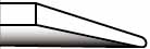 Carbon steel graver, #52 round engraver
