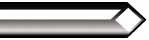 Carbon steel graver, #3 square engraver, about .063" square shank marked #3