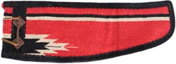 Saddle Blanket Pistol Case, fully lined with canvas