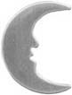Inlay,
large Man-in-the-Moon, 
1.2" by 1.36", nickel silver 0.040" thick