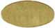 Inlay, Small Oval, 
1.1" by 0.55" brass 0.040" thick