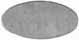 Inlay, Small Oval, 
1.1" by 0.55" steel 0.040" thick
