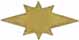Inlay, Tiny Eight Point Star, 
1.18" by 0.59", brass 0.040" thick
