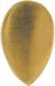 Inlay,
Tear Drop,
0.56" by 0.88", brass 0.040" thick