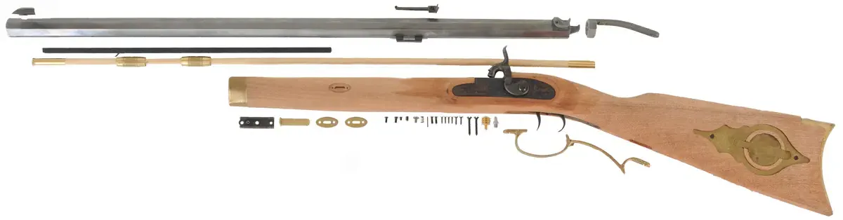 Investarms Hawken Rifle Kit,
.50 caliber, 28" barrel, 
left hand, percussion, new, 
requires assembly