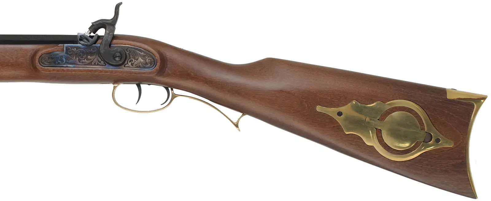 Left Hand Investarm Hawken Rifle,
.54 caliber, 28" barrel, 
1 in 48" twist, left hand, percussion,
factory new in-the-box, unfired