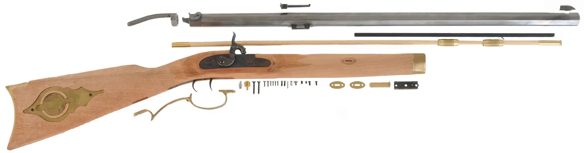Investarms Hawken Rifle Kit,
.54 caliber, 28" barrel, 
right hand, percussion, new, 
requires assembly