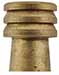 Jag, jagged cleaning tip, .58 caliber, brass, 5-.8mm female thread, fits many Italian replica military muskets