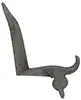 Frizzen, as cast, Barker Whatley, right hand flintlock