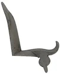 Frizzen, as cast, Barker Whatley, right hand flintlock