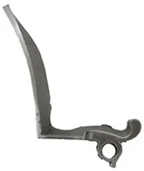 Frizzen, as cast, wax cast steel