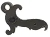 Bridle, wax cast steel, as cast, to drill in place