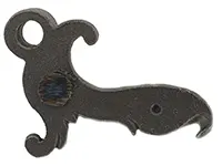 Bridle, wax cast steel, as cast, to drill in place