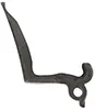 Frizzen,  wax cast steel, as cast, temper after fitting