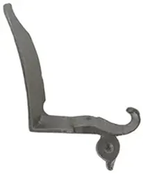 Frizzen, as cast, requires fitting