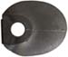 Top jaw, .82 x .99" oval, with .22" hole