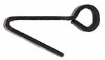 sear spring, die cut steel, tempered, use 5-40 screw, left hand