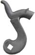 hammer, right, wax cast steel, 1.625" throw, percussion