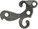 Bridle, wax cast steel, use 6-40 screws