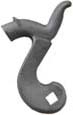 hammer, left, wax cast steel, 1.625" throw, percussion
