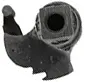 tumbler, tapped 6-40, cut for fly