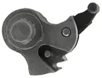 tumbler, tapped 6-40, cut for fly