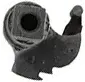 tumbler, tapped 6-40, cut for fly, left hand