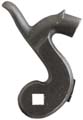 Hammer, percussion, 1.65" throw, wax cast steel, as cast