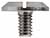 Tumbler screw, .50" head diameter, 8-32 thread