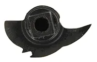 Tumbler, tempered 8-32 tapped, cut for fly