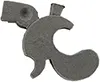 Bridle, wax cast steel, as cast, drill in place