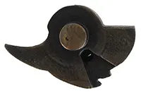 Tumbler, wax cast steel, as cast