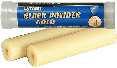 Lyman Black Powder Gold Bullet Lube Stick Hollow