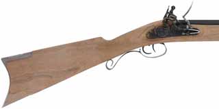 Lyman Great Plains Signature Series Rifle Kit,
.50 caliber, 1 in 48" twist, 32" barrel,
walnut, steel furniture, right hand, flintlock,
factory new in-the-box, unfired, by Davide Pedersoli & Co.