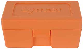 Lyman Mold Box, 
factory orange plastic