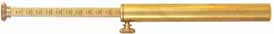 Powder measure, brass,
adjustable 40 to 200 grains,
without spout